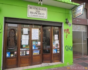 entrada do Restaurante São Francisco