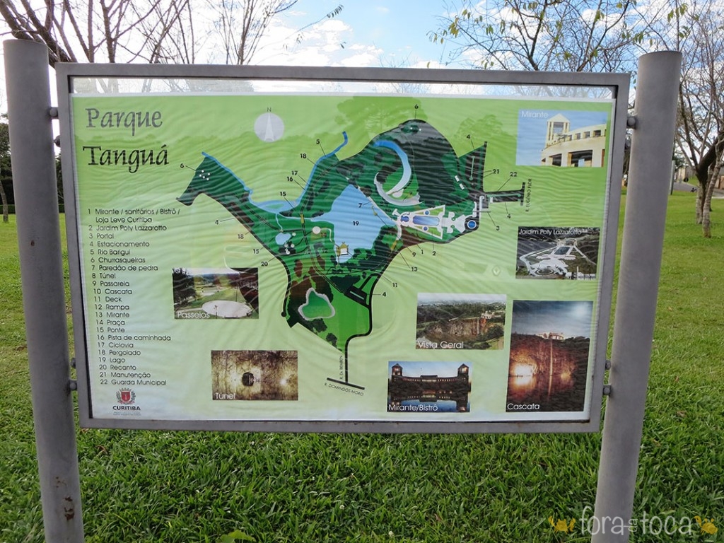 mapa do parque
