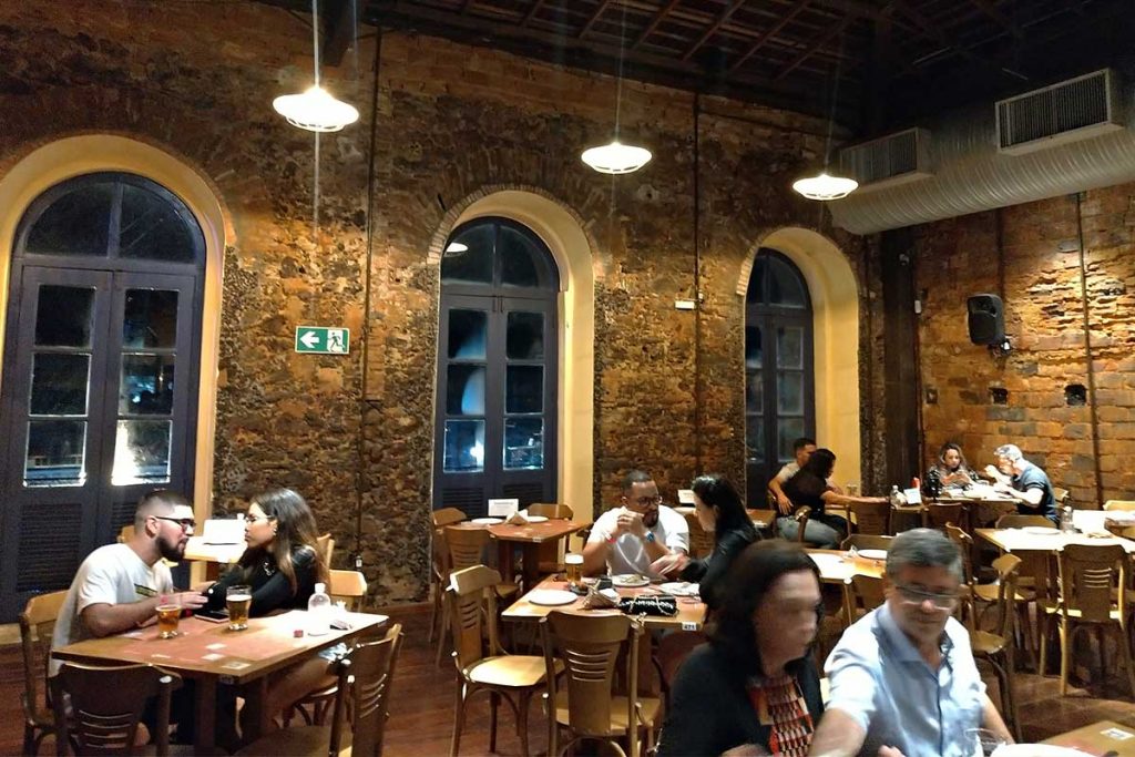 interior da cervejaria